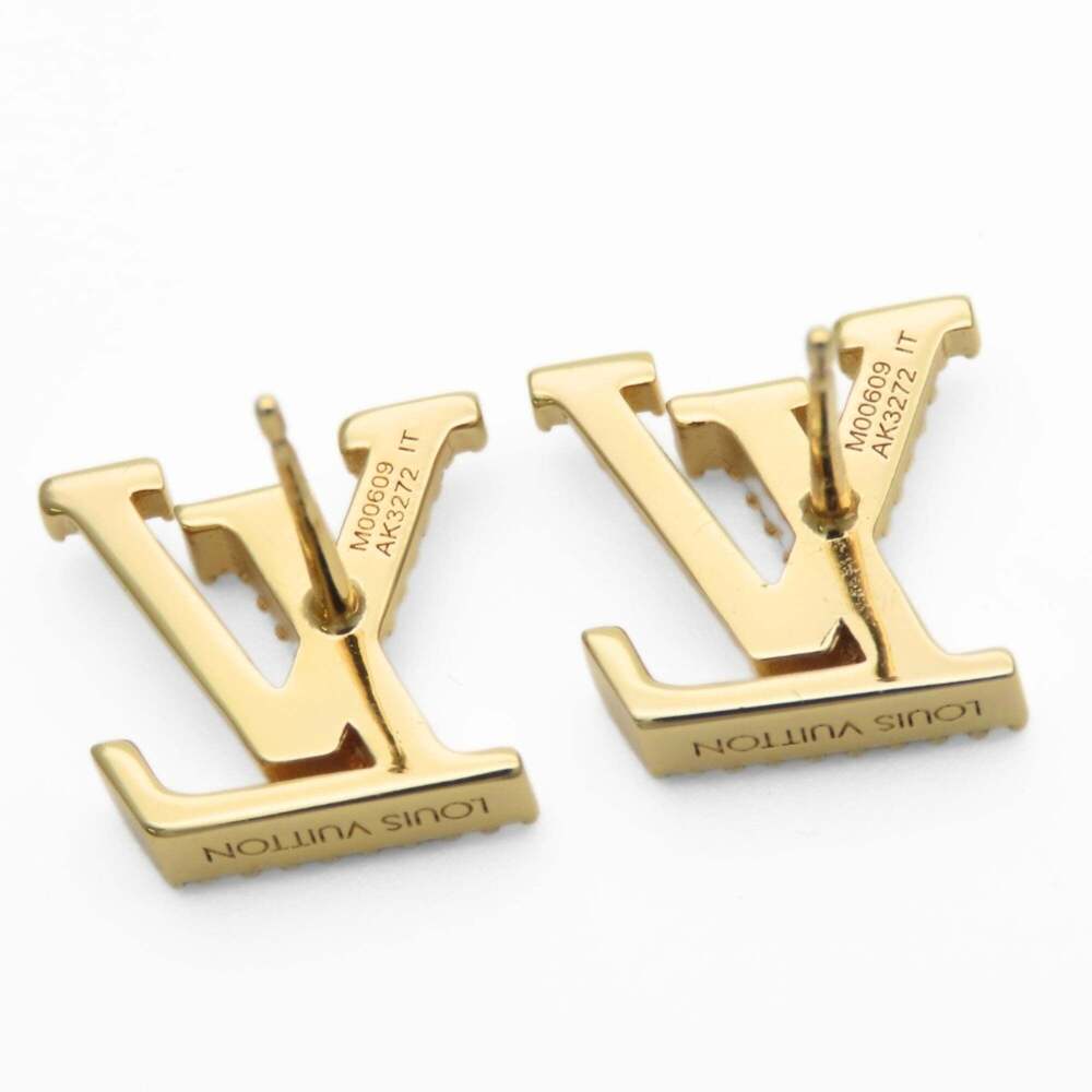 LOUIS VUITTON Gold Earrings - Picture 5 of 9